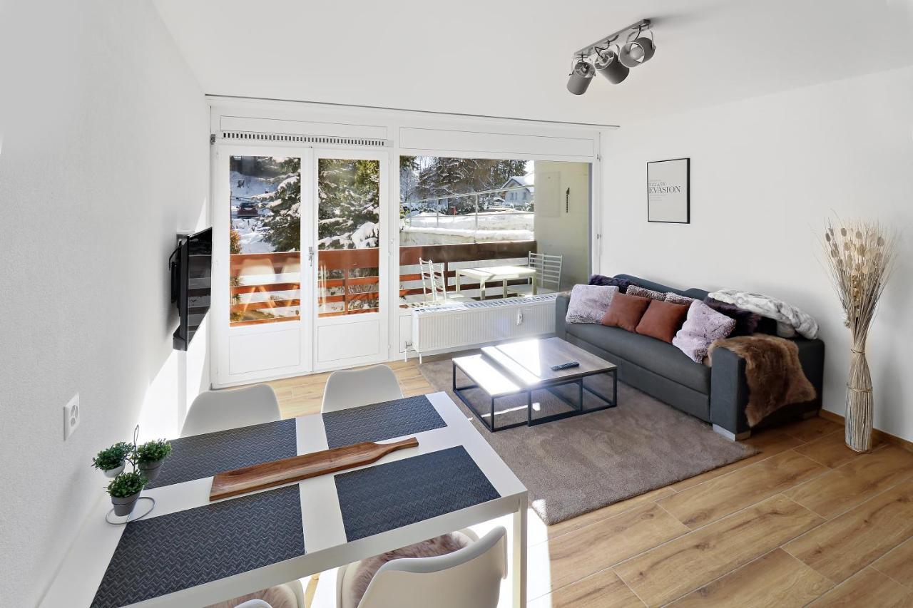 Appartement Cosy Et Renove Au Coeur De La Station Кранс Монтана Екстериор снимка