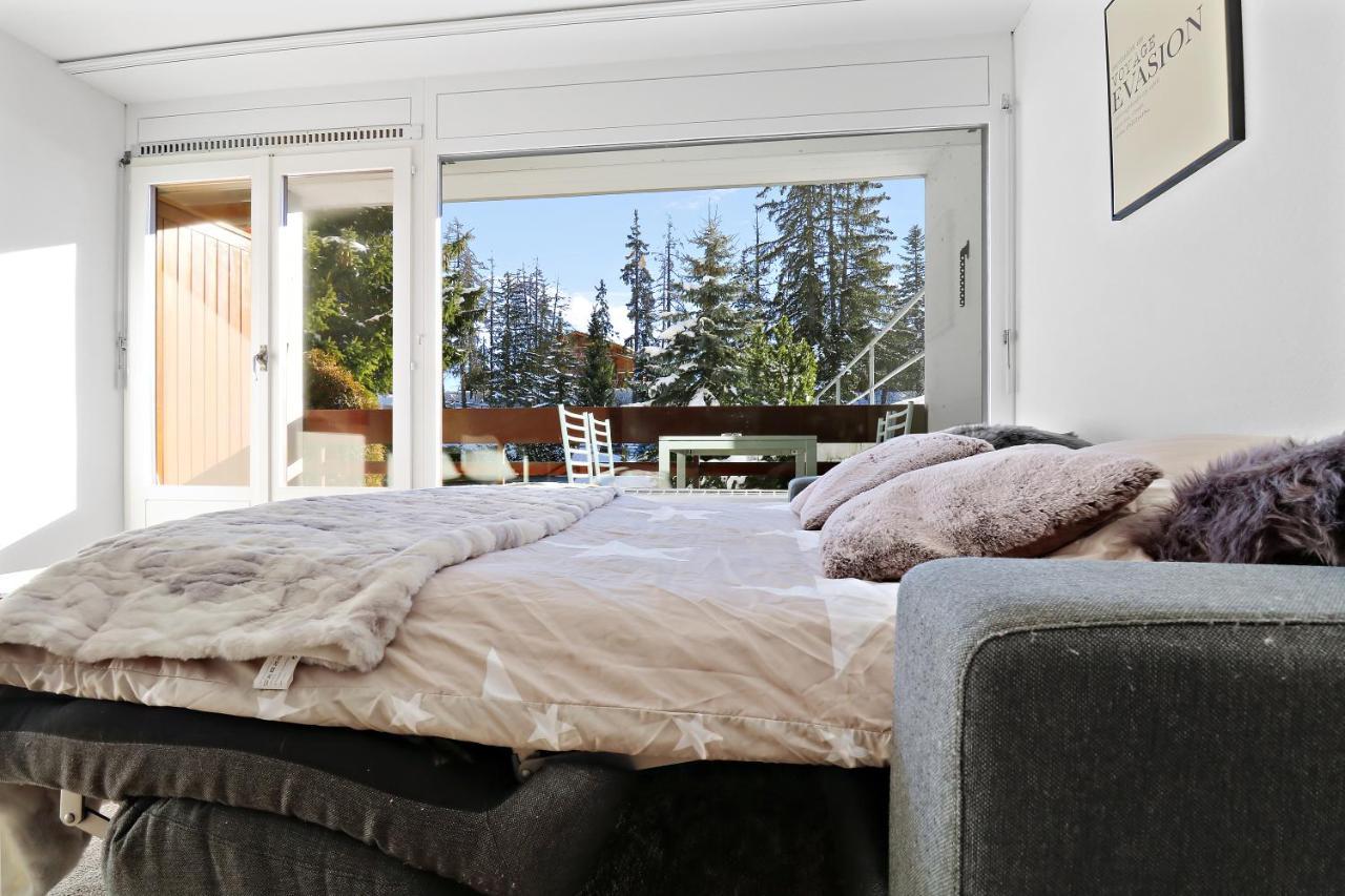 Appartement Cosy Et Renove Au Coeur De La Station Кранс Монтана Екстериор снимка
