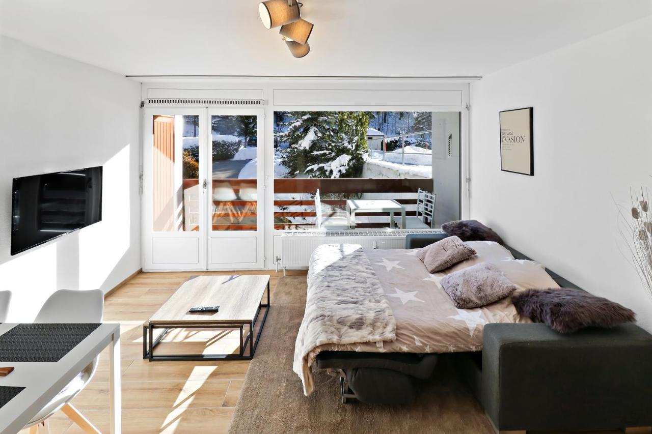 Appartement Cosy Et Renove Au Coeur De La Station Кранс Монтана Екстериор снимка